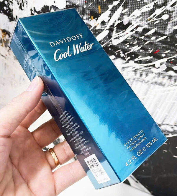 Nước hoa nam Davidoff Cool Water Men Eau De Toilette (EDT) 125ml - Hình ảnh 2