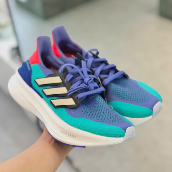 Giày Adidas Ultra Boost 5 Semi Cobalt Blue Crystal Sand Bright Red (GS) IH7595 - Hình ảnh 2