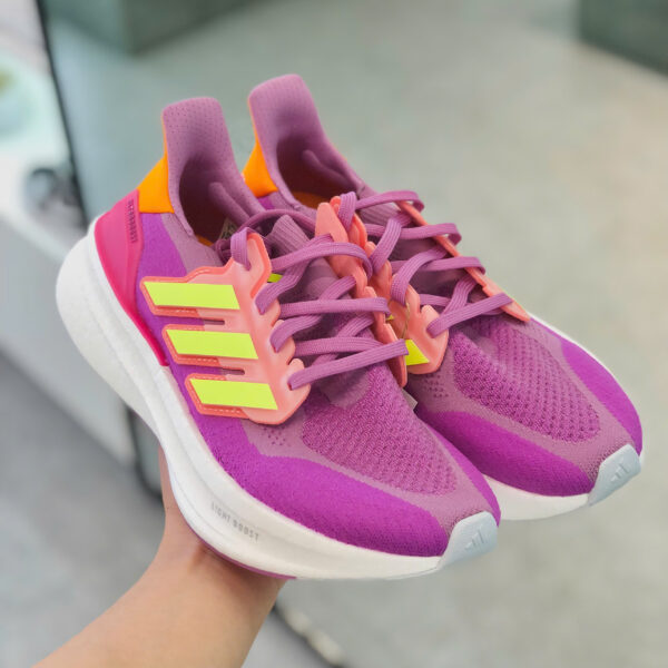 Giày Adidas Ultra Boost 5 Preloved Purple Lucid Lemon Purple Burst (GS) IH7596