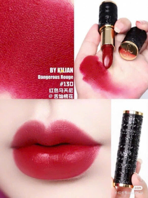 Son Kilian 130 DANGEROUS ROUGE Màu Đỏ Lạnh - Hình ảnh 2