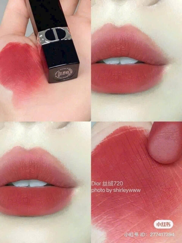 Son Dior Rouge Velvet 720 Icóne - Màu Hồng Đất - Hình ảnh 3