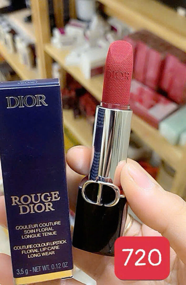 Son Dior Rouge Velvet 720 Icóne - Màu Hồng Đất