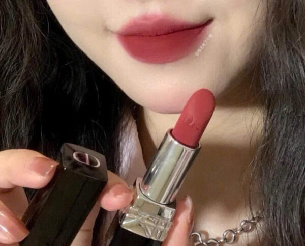 Son Dior Rouge Velvet 720 Icóne - Màu Hồng Đất - Hình ảnh 5