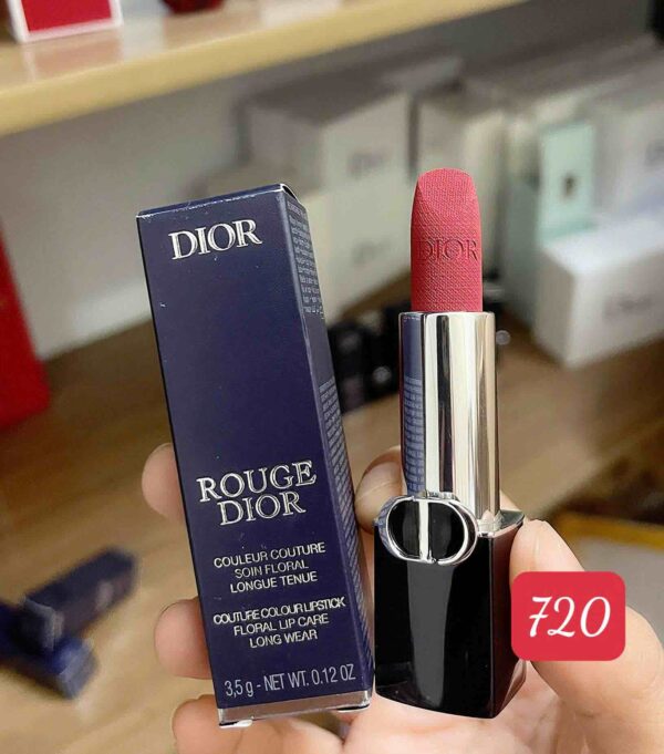 Son thỏi Dior Rouge Dior bản new nắp hít các màu : 100-200-217-228-360-505-539-558-624-720-724-764-772-777-888-999 - Hình ảnh 9