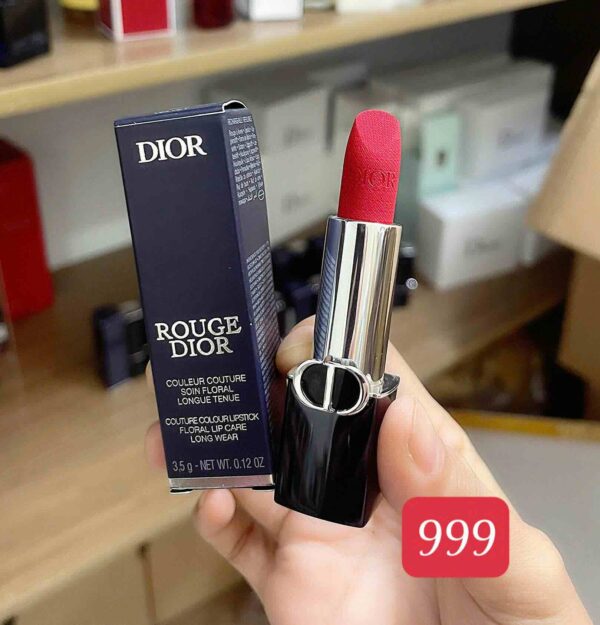 Son thỏi Dior Rouge Dior bản new nắp hít các màu : 100-200-217-228-360-505-539-558-624-720-724-764-772-777-888-999 - Hình ảnh 3