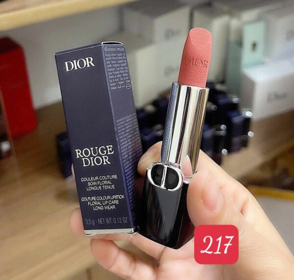 Son thỏi Dior Rouge Dior bản new nắp hít các màu : 100-200-217-228-360-505-539-558-624-720-724-764-772-777-888-999 - Hình ảnh 5