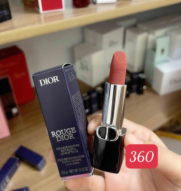 Son thỏi Dior Rouge Dior bản new nắp hít các màu : 100-200-217-228-360-505-539-558-624-720-724-764-772-777-888-999 - Hình ảnh 6