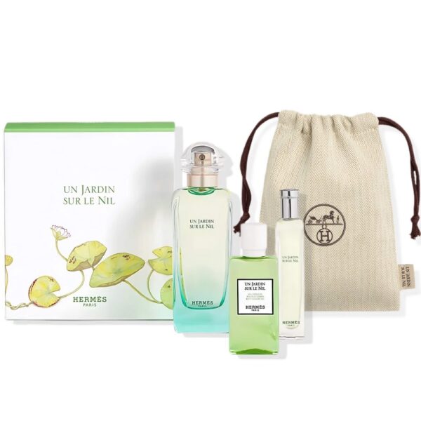 Set Nước Hoa Hermes Un Jardin Sur Le Nil EDT (100+15)ml + 40ml - Hình ảnh 5