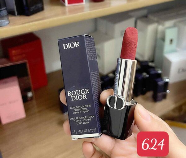 Son thỏi Dior Rouge Dior bản new nắp hít các màu : 100-200-217-228-360-505-539-558-624-720-724-764-772-777-888-999 - Hình ảnh 13