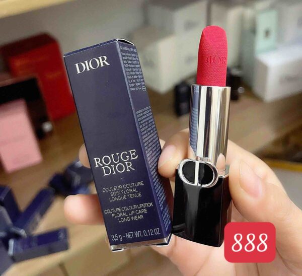 Son thỏi Dior Rouge Dior bản new nắp hít các màu : 100-200-217-228-360-505-539-558-624-720-724-764-772-777-888-999 - Hình ảnh 14