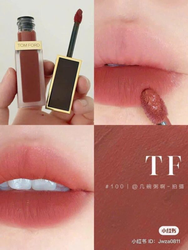 Son Kem Tom Ford Liquid Lip Luxe Matte 100 - Hồng Nâu Đất