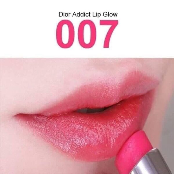 Son Dưỡng Dior Addict Lip Glow Mới (Màu 007 Raspberry) - Hình ảnh 2