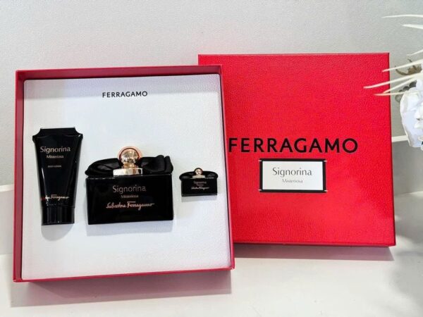Set Nước Hoa Salvatore Ferragamo Signorina Misteriosa ( 100ML + 50ML + 5ML )